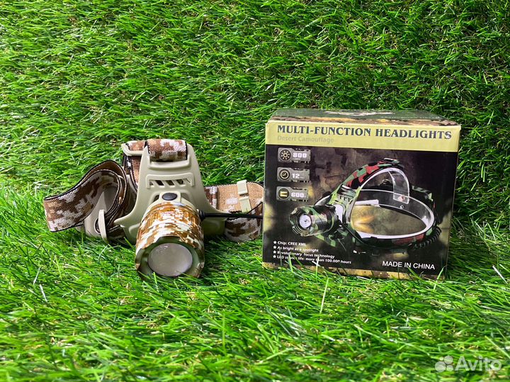 Налобный фонарь аккумуляторный