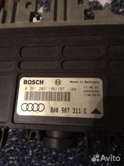 Эбу audi 80 b 4 2.0 ABT