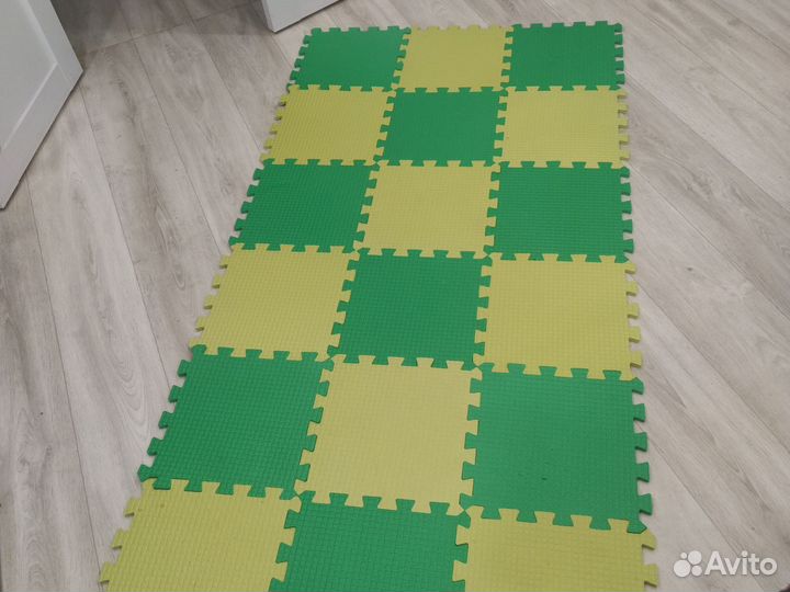 Детский коврик пазл конструктор