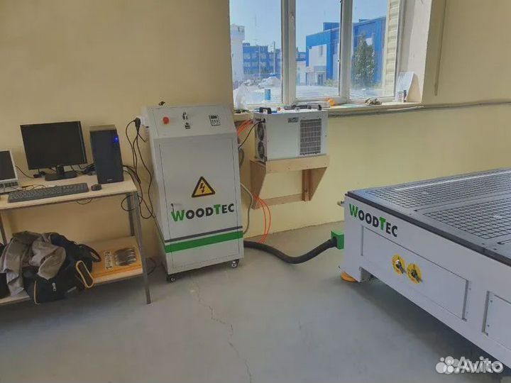 Фрезерный станок с чпу Woodtec поле 2100 х 3000