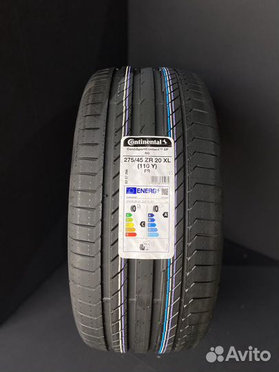 Continental ContiSportContact 5P 275/45 R20 и 305/40 R20 110Y