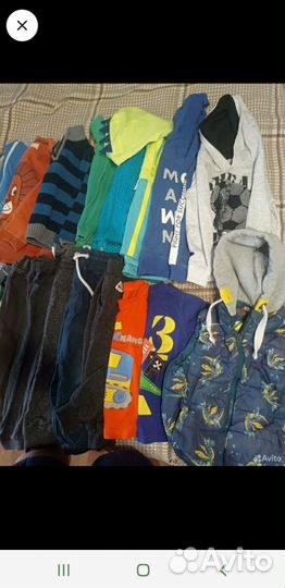 Вещи на мальчика 1.5-2 года(пакетом)