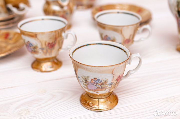 Винтажный кофейный сервиз