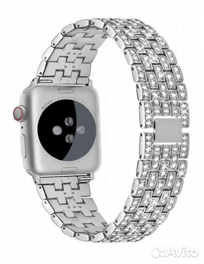 Ремешок для Apple Watch серебристый