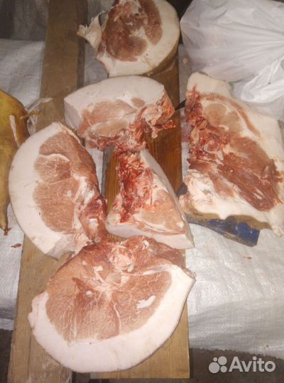Мясо, сало (шпик) свинина домашняя