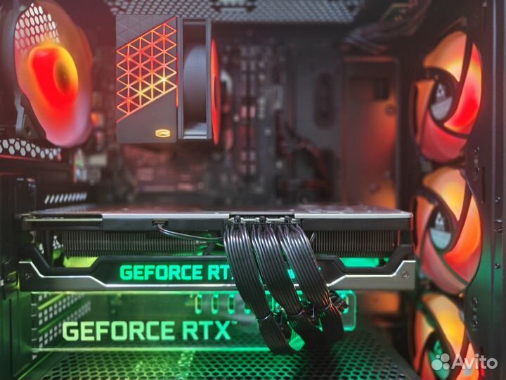 Игровой пк R5 7500F+RTX 3080TI 12GB+DDR5 32GB