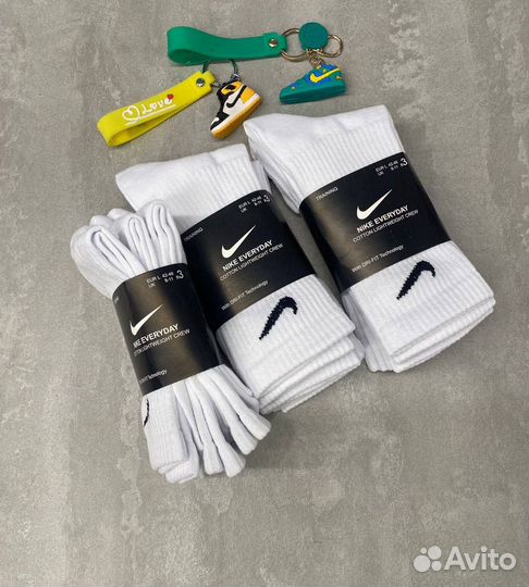 Носки Nike Everyday (Высокие / Белые)