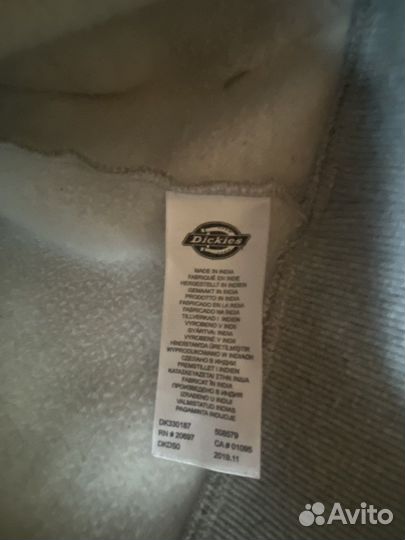 Толстовка с капюшоном худи dickies