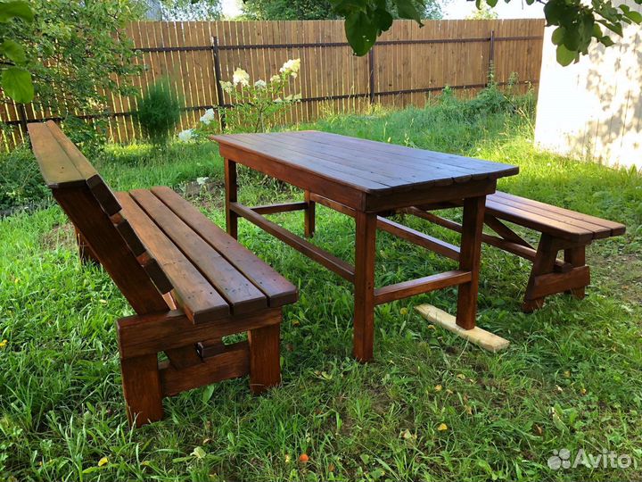 Вешалка, лавка, стол ручная работа