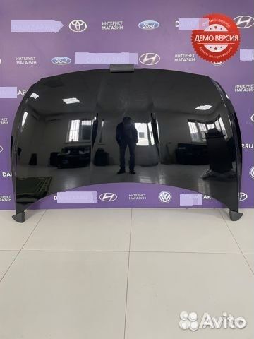 Капот Hyundai Solaris 1 (2010-2015) черный