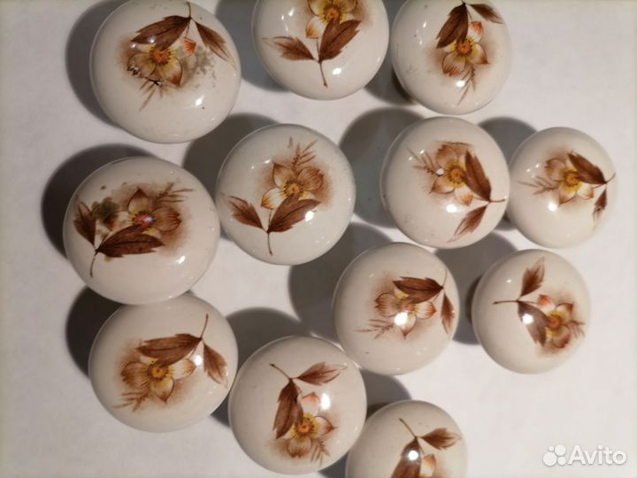 Мебельные ручки керамика