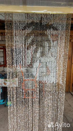 Шторка из ракушек