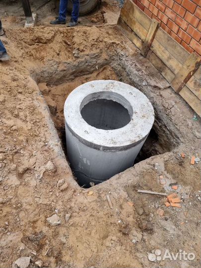 Колодцы из жби колец септик канализация