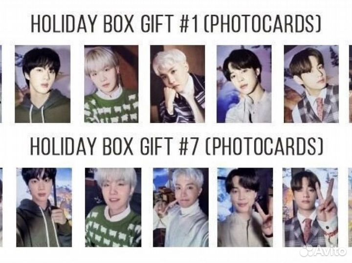 Официальные карточки bts