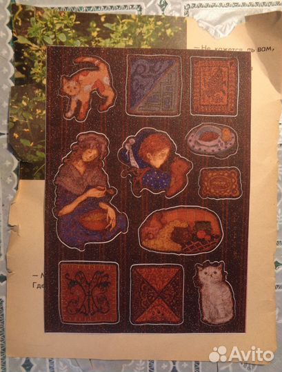 Наклеечки, способные блестеть