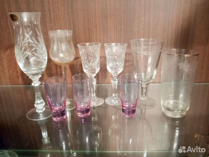Бокалы стаканы отдам бесплатно