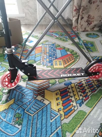 Самокат-снегокат rocket
