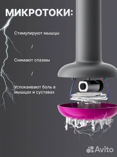 Массажер для тела электрический 3в1