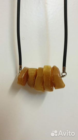 Колье с янтарем/Бусы янтарные