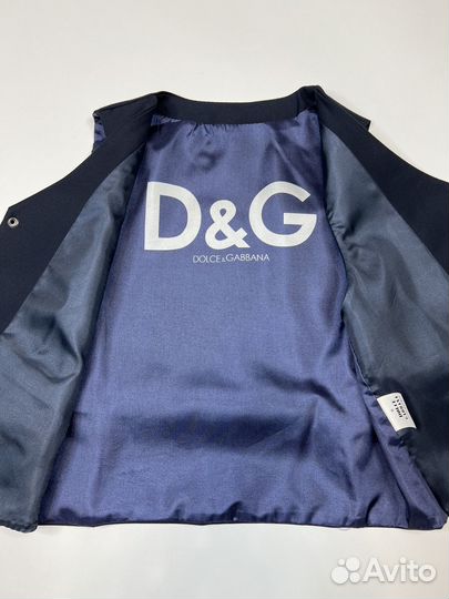 Костюм школьный жилетка/брюки D&G