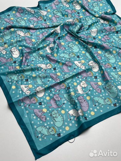 Платок Коты мелкие 5 цветов