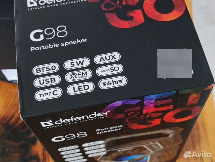 Колонка Новая Defender G98
