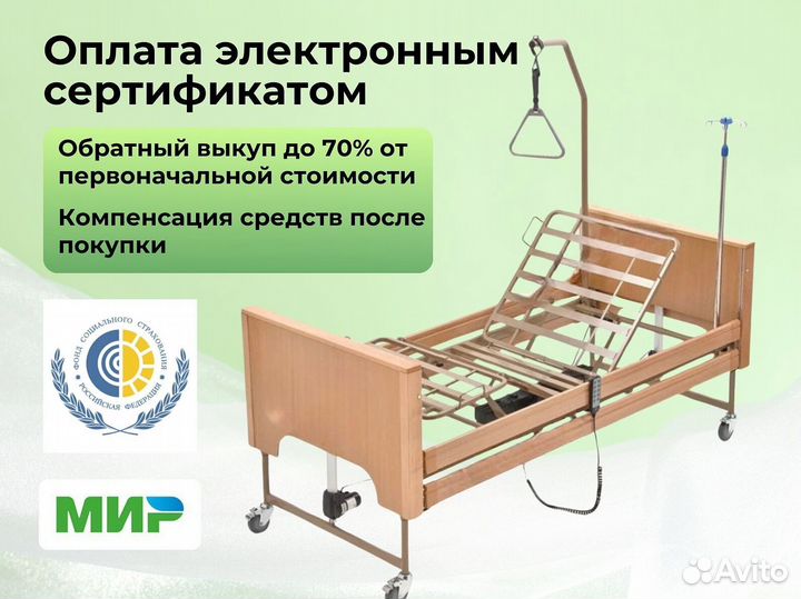 Кровать медицинская функциональная