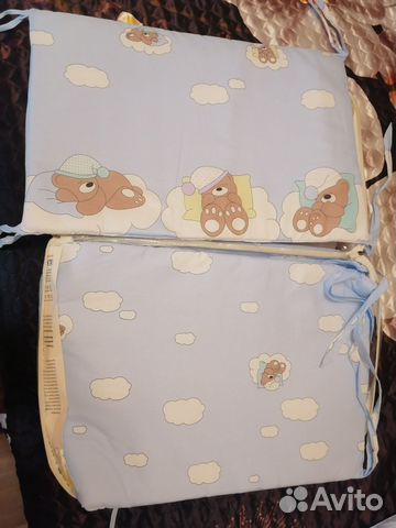 Бортики в кроватку новые