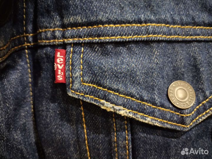 Джинсовка Levis Sherpa Trucker Jacket XXL