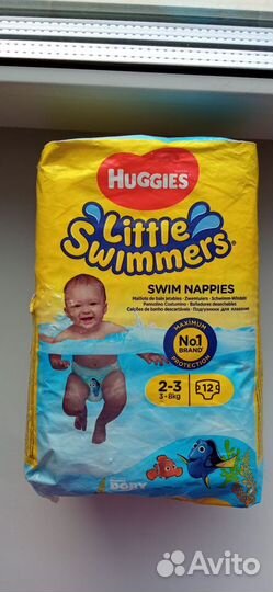 Подгузники для плавания Huggies 3-8kg