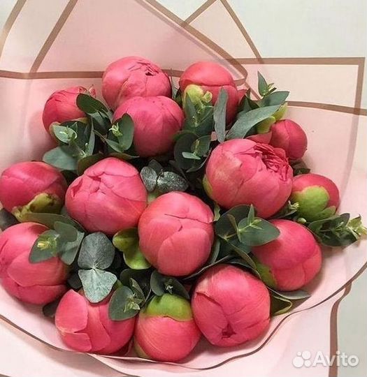 Пионы Розы Доставка