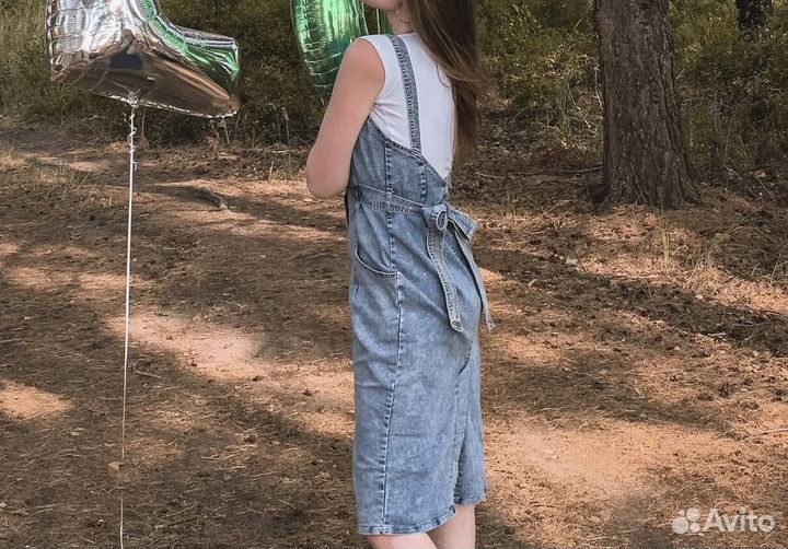 Джинсовый сарафан