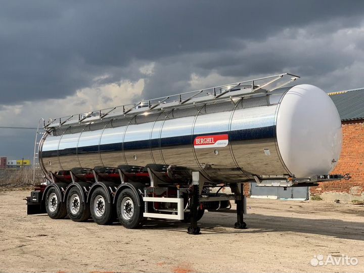 Полуприцеп пищевая цистерна BERGHEL 30000Л 4-осная, 2023