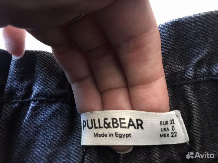 Джинсовые шорты Pull and bear 32