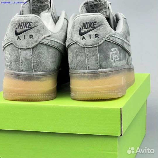 Кроссовки Nike Air Force 1 Grey (Арт.63838)