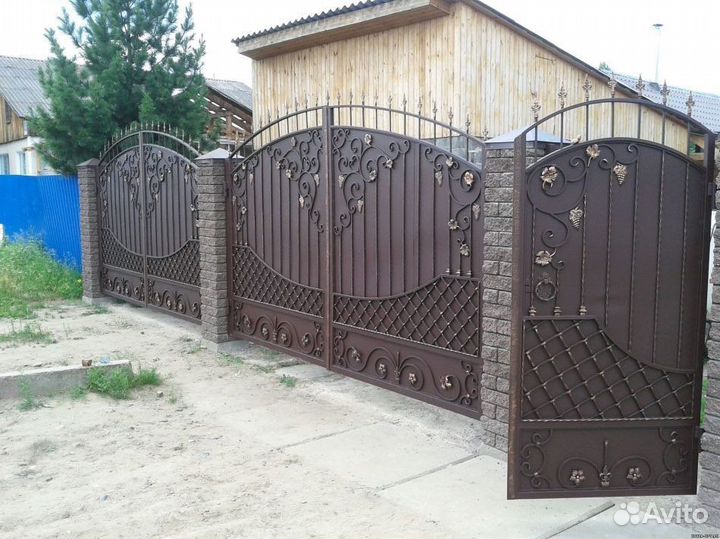 Кованые ворота