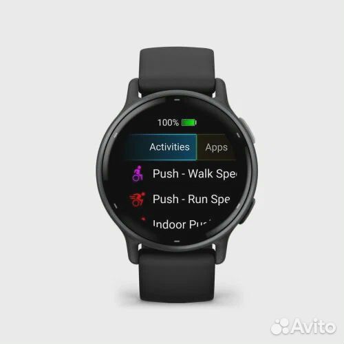 Garmin vivoactive 5 Slate aluminium bezel with bl