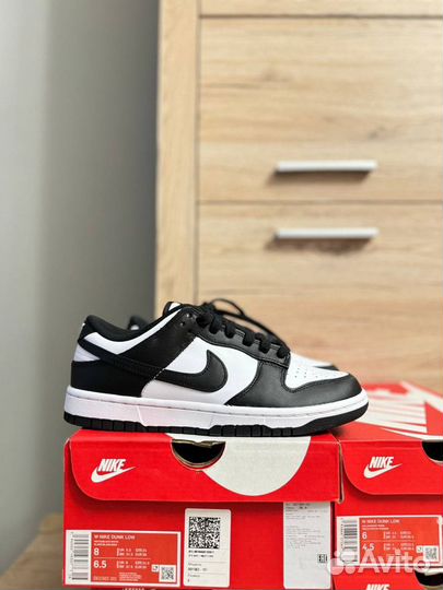 Nike Dunk Low White Black (2021) 8W