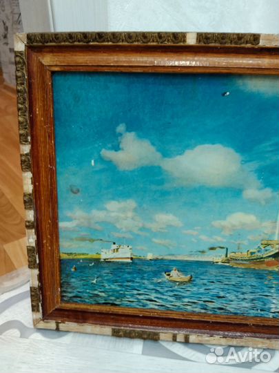 Картина Левитан Свежий ветер репродукция СССР