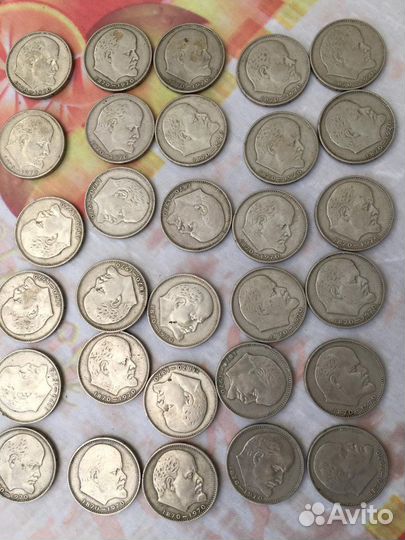 Монеты СССР -1рубль