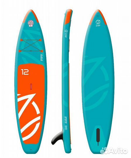 Надувная доска для sup-бординга ZAP breeze 12'