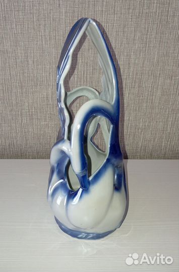 Ваза Лебеди, СССР большая 37 см