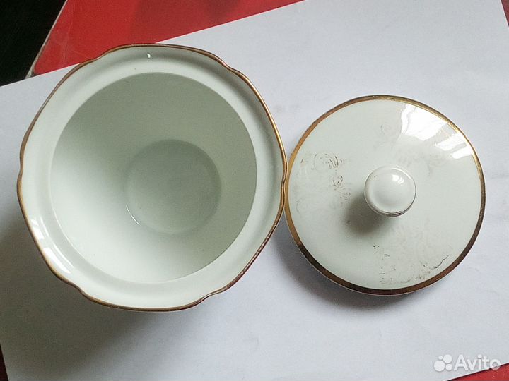 Сахарница. Богемия Чехословакия Фарфор