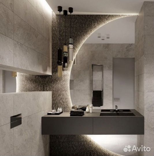 Зеркало с подсветкой LED(Парящее)по вашим размерам