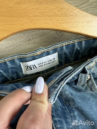 Джинсовая юбка zara S