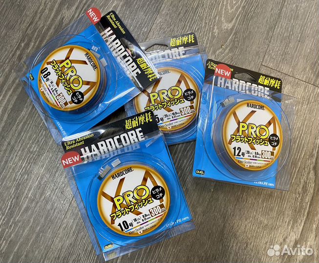 Плетеный шнур Duel PE Hardcore X4 300m 5Color