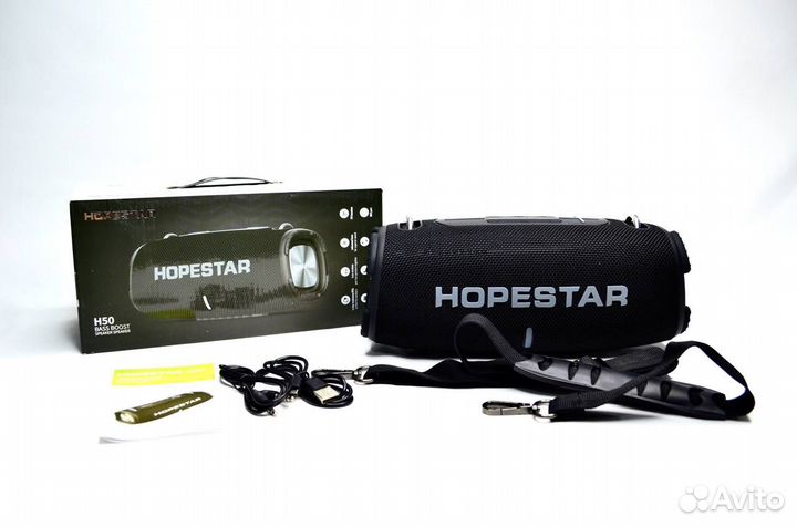 Bluetooth колонка hopestar H50, черная