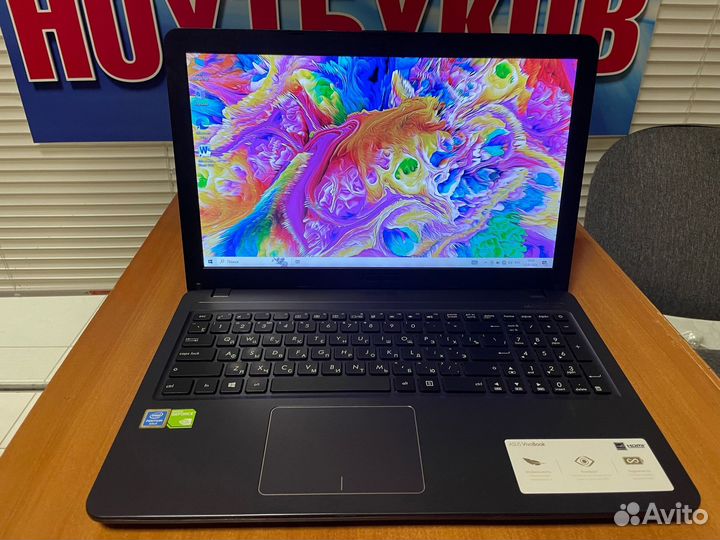 Игровой ноутбук Asus на гарантии в упаковке