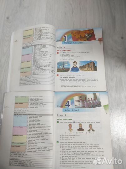 Учебник rainbow English 5 класс 1 и 2 часть