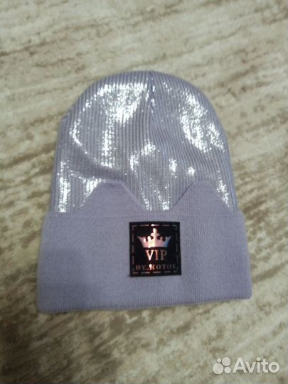 Осенняя Шапка для девочки на 6-8 лет